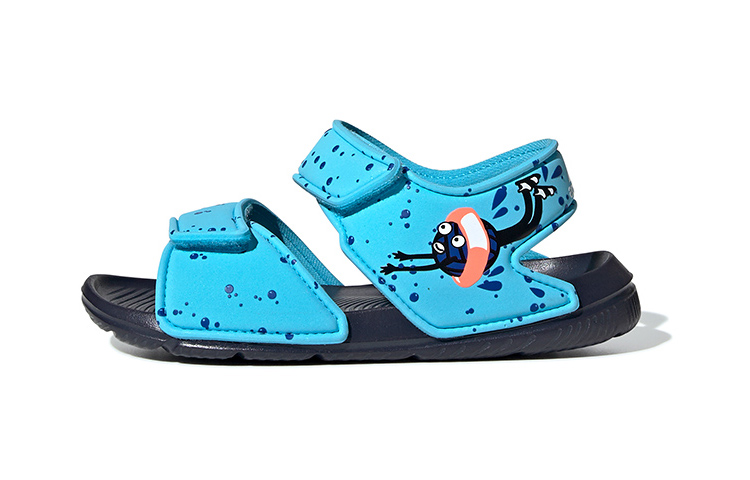 (Preschool) adidas Altaswim C Unisex Sandals Turquoise 'Blue Black Orange' EG2178