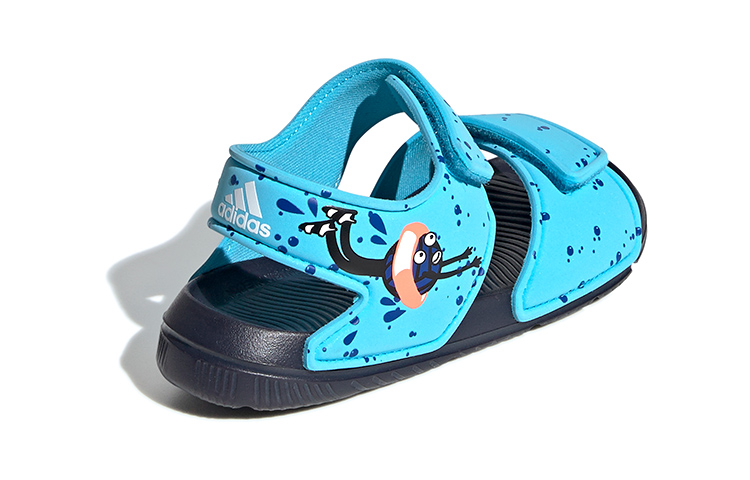 Shop (PS) Sandali Unisex adidas Altaswim C Turchese ''Blu Nero Arancione'' EG2178