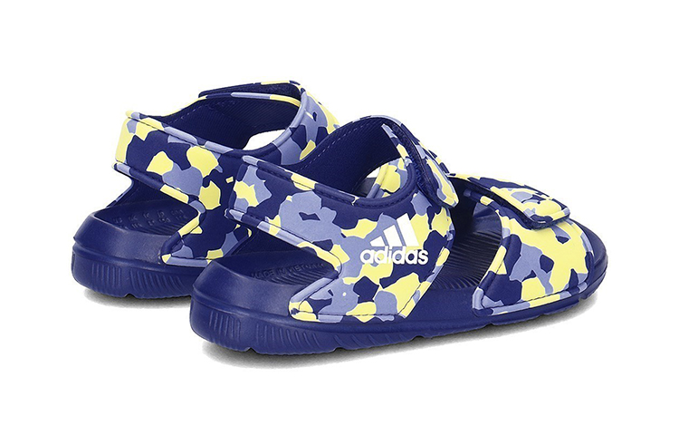 Purchase (PS) adidas Altaswim Bequeme Blaue Sandalen ''Blau Gelb'' Strapazierfähig DA9663