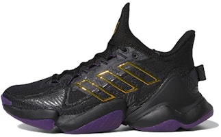 (Preschool) adidas Black Panther x Mahomes 1 Impact FLX 'Wakanda Forever Black Purple' GX4808 (Preschool) adidas Black Panther x Mahomes 1 Impact FLX 'Wakanda Forever Black Purple' GX4808