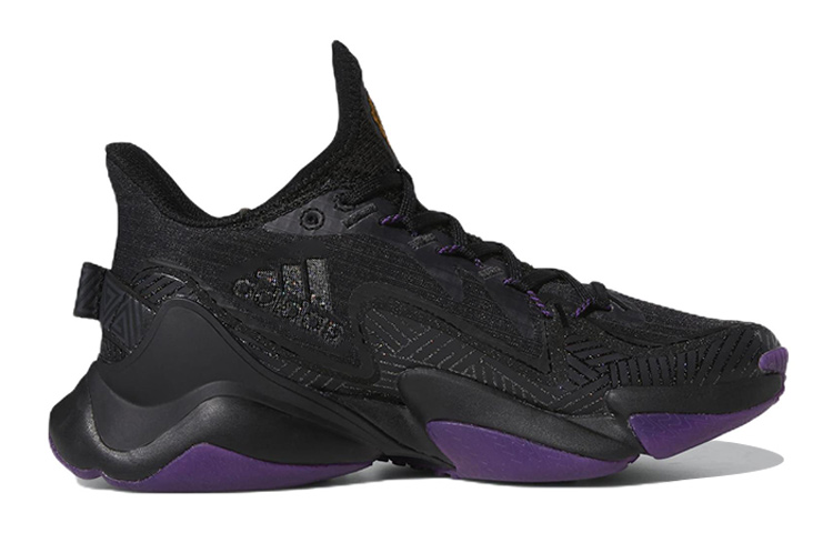 Order (PS) adidas Black Panther x Mahomes 1 Impact FLX ''Wakanda Forever Zwart Paars'' GX4808