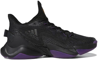 Order 童趣 Black Panther x adidas Mahomes 1 Impact Flx "Wakanda Forever" 黑豹 防滑耐磨 橄欖球鞋 黑紫