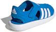 Shop (PS) Sandales d''eau à bout fermé adidas C ''Blue Rush''. GW0385