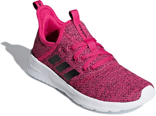 (Youth) adidas Cloudfoam Pure K 'Rose Red Black' F36614 Lookbook (Youth) adidas Cloudfoam Pure K 'Rose Red Black' F36614