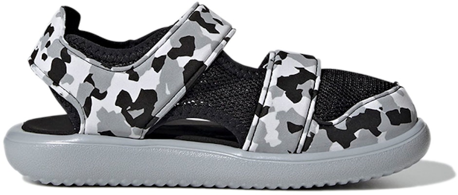 (Preschool) adidas Comfort Casual Sports Black Gray Sandals 'Black Gray' GZ1307 Order (Preschool) adidas Comfort Casual Sports Black Gray Sandals 'Black Gray' GZ1307