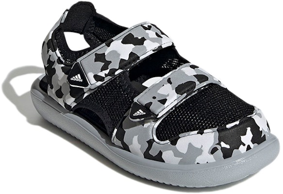 (Preschool) adidas Comfort Casual Sports Black Gray Sandals 'Black Gray' GZ1307 Lookbook (Preschool) adidas Comfort Casual Sports Black Gray Sandals 'Black Gray' GZ1307