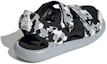 Shop (PS) adidas Comfort Kasual Sukan Sandal Hitam Kelabu 'Black Gray' GZ1307