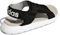 (PS) Sandal Adidas Comfort Hitam Putih 'Black White' FY8856