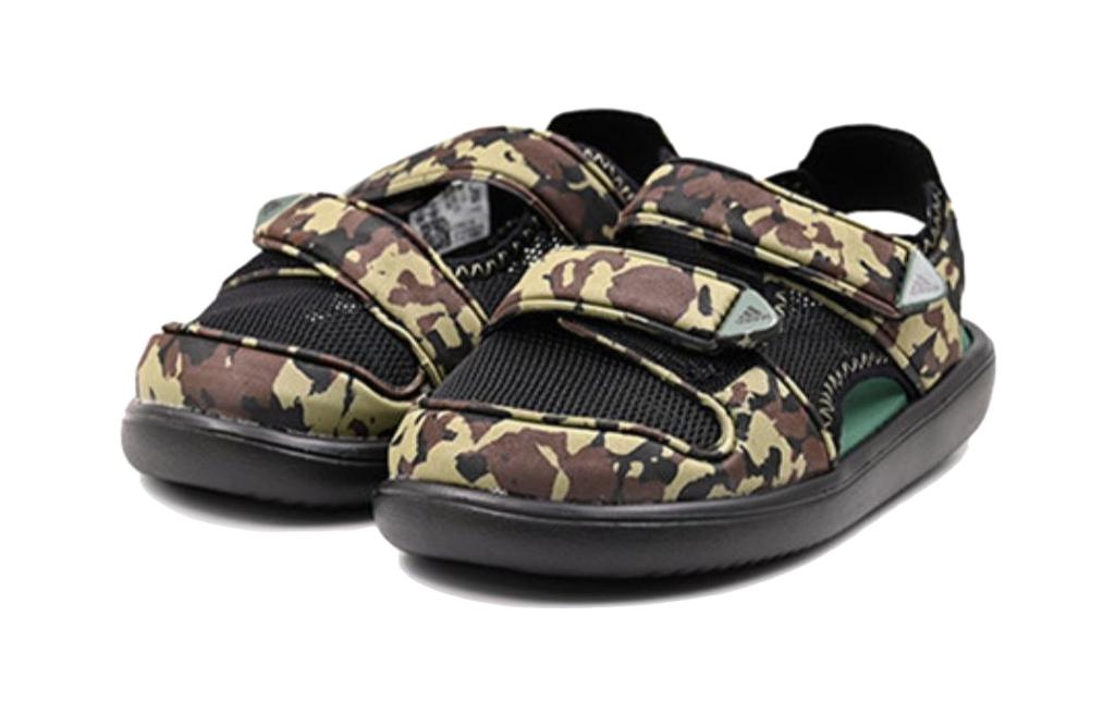 Lookbook (PS) アディダス コンフォート 迷彩 サンダル (ブラウン) HP6790