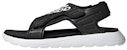 (PS) adidas Comfort Sandals Kasual Sukan Hitam GY8386
