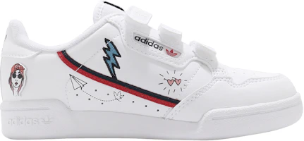 (Preschool) adidas Continental 80 J 'White Graffiti' FX6070 (Preschool) adidas Continental 80 J 'White Graffiti' FX6070