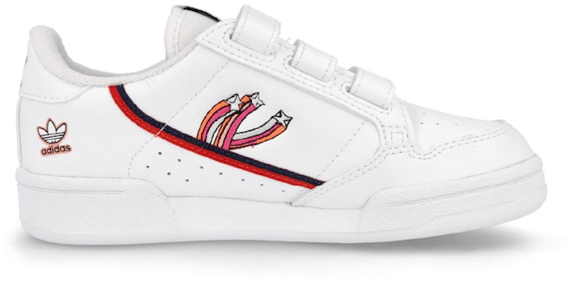 中童 adidas originals Continental 80 低筒 兒童板鞋 白紅黑 Order 中童 adidas originals Continental 80 低筒 兒童板鞋 白紅黑