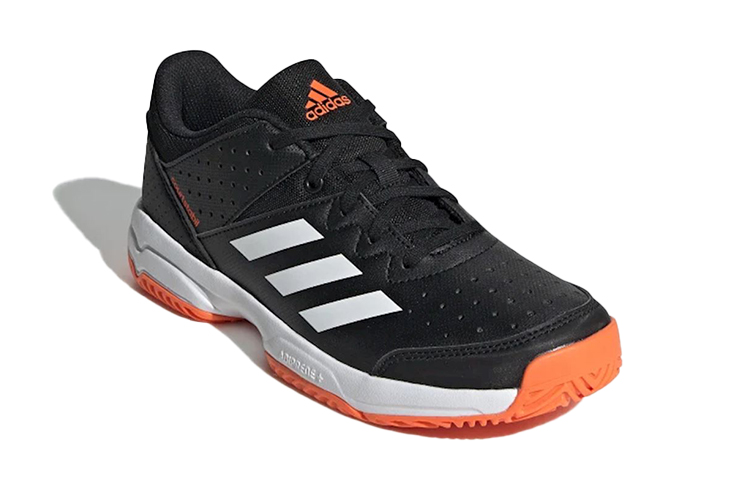 (Youth) adidas Court Stabil 'Black White Orange' 圖 3