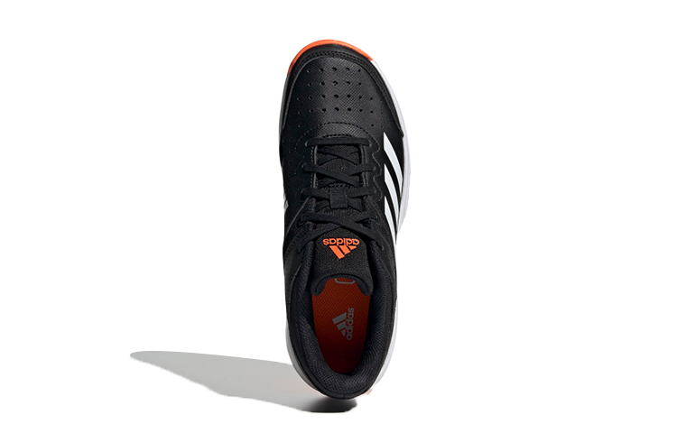 (Youth) adidas Court Stabil 'Black White Orange' 圖 5