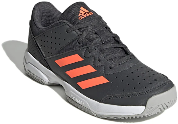 (PS) adidas Court Stabil K ''Grijs Oranje Wit'' EH2557 Lookbook (PS) adidas Court Stabil K ''Grijs Oranje Wit'' EH2557