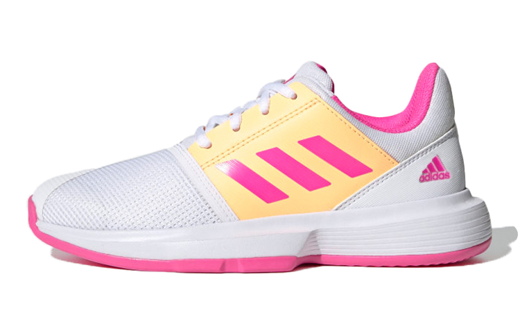 Buy (PS) adidas Courtjam J ''Wit Roze Geel'' FX1490