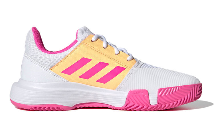 Order (PS) adidas Courtjam J ''Wit Roze Geel'' FX1490