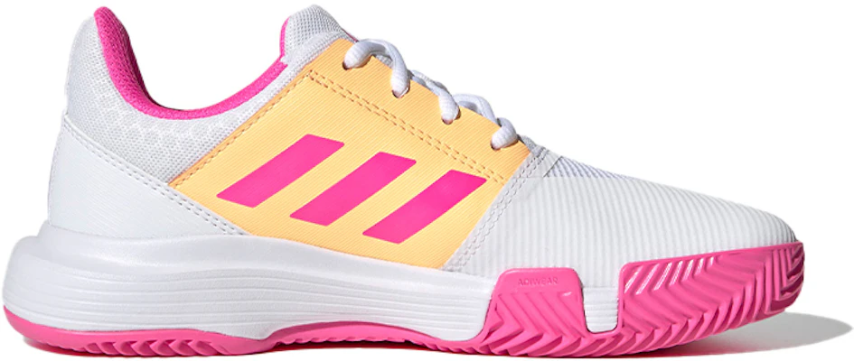 (PS) adidas Courtjam J ''Wit Roze Geel'' FX1490 Order (PS) adidas Courtjam J ''Wit Roze Geel'' FX1490