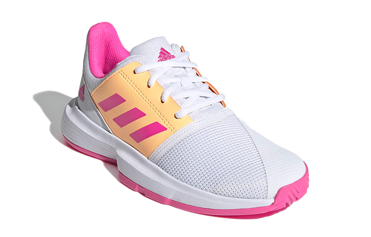 Lookbook (PS) adidas Courtjam J ''Wit Roze Geel'' FX1490
