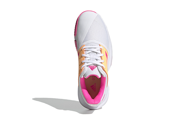 Purchase (PS) adidas Courtjam J ''Wit Roze Geel'' FX1490