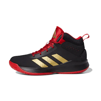 (Youth) adidas Cross Em Up 5 K Shoes Black/Red/Golden