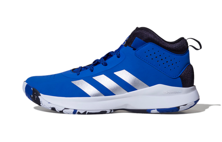 (Preschool) adidas Cross Em Up 5 Mid 'Blue White' FZ1468