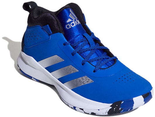 (Preschool) adidas Cross Em Up 5 Mid 'Blue White' FZ1468 Lookbook (Preschool) adidas Cross Em Up 5 Mid 'Blue White' FZ1468