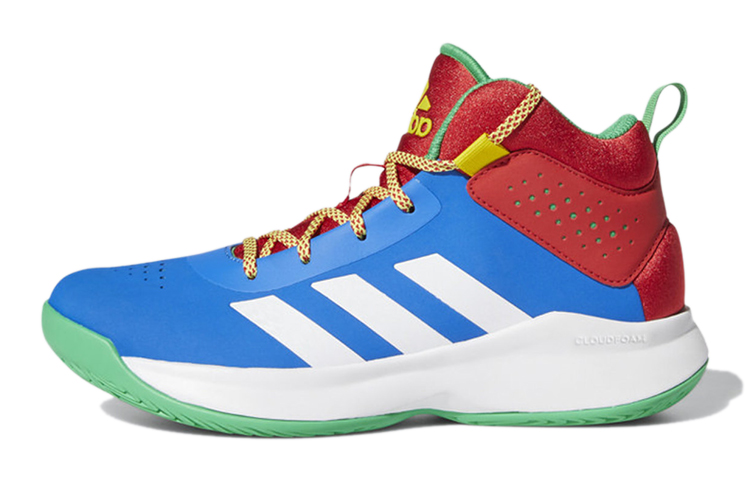 (Preschool) adidas Cross Em Up 5 Wide K 'Blue Red' FZ1471