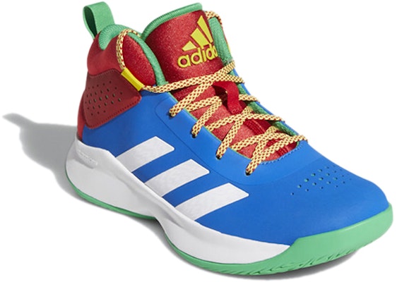 兒童 adidas Cross Em Up 5 寬版 K 藍紅 Lookbook 兒童 adidas Cross Em Up 5 寬版 K 藍紅
