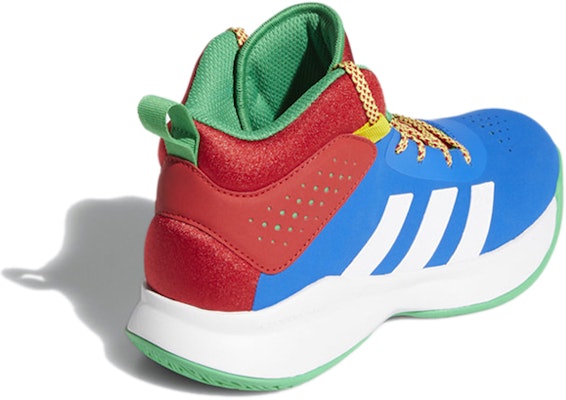 兒童 adidas Cross Em Up 5 寬版 K 藍紅 Shop 兒童 adidas Cross Em Up 5 寬版 K 藍紅