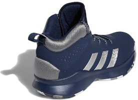 兒童 adidas Cross Em Up 5 寬版 K 藍 Shop 兒童 adidas Cross Em Up 5 寬版 K 藍