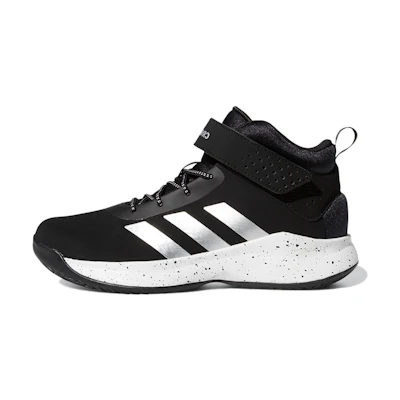 (PS) adidas Cross Em Up 5 Wide Slip On 'Core Black Silver Metallic Footwear White'