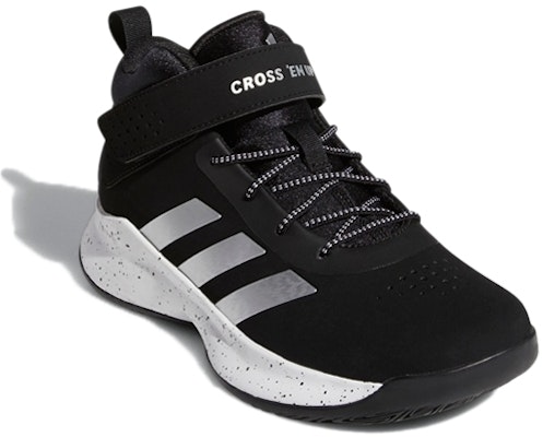 (Preschool) adidas Cross Em Up 5 Wide Slip On 'Core Black Silver Metallic Footwear White' S29006 Lookbook (Preschool) adidas Cross Em Up 5 Wide Slip On 'Core Black Silver Metallic Footwear White' S29006