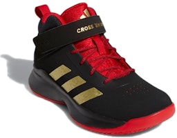 兒童 adidas Cross Em Up 5 Wide 便穿款K 實戰籃球鞋 黑紅 Lookbook 兒童 adidas Cross Em Up 5 Wide 便穿款K 實戰籃球鞋 黑紅