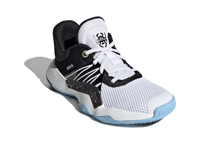 Lookbook (PS) adidas D.O.N. Issue 1 Star War Lightsaber Sepatu Putih/Hitam/Biru EH2446
