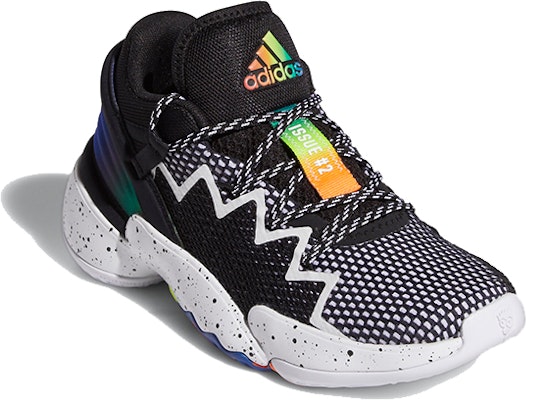(Preschool) adidas D.O.N. Issue #2 Big 'Black Multi' FZ1423 Lookbook (Preschool) adidas D.O.N. Issue #2 Big 'Black Multi' FZ1423
