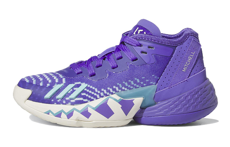 (Preschool) adidas D.O.N. Issue #4 'Throwback Utah Jazz' HP8696