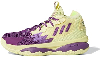 (Preschool) adidas Dame 8 'Purple Yellow' GW3863 (Preschool) adidas Dame 8 'Purple Yellow' GW3863