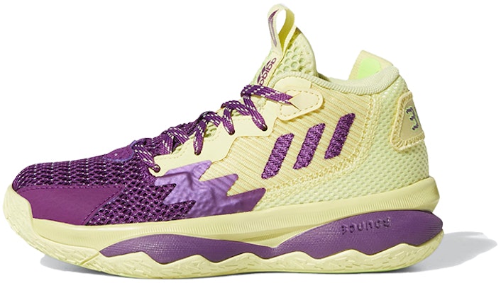 (Preschool) adidas Dame 8 'Purple Yellow' GW3863 Buy (Preschool) adidas Dame 8 'Purple Yellow' GW3863
