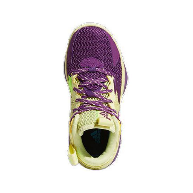 Purchase 【BP幼童】adidas Dame 8 耐磨低筒實戰籃球鞋 紫黃色