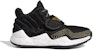 (PS) adidas Deep Threat Hitam/Emas FX8644