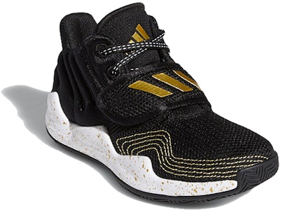 中童 adidas Deep Threat 中筒 復古籃球鞋 黑金 Lookbook 中童 adidas Deep Threat 中筒 復古籃球鞋 黑金