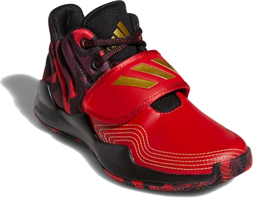 (PS) adidas Deep Threat J 'Merah Hitam Emas' FV2276 Lookbook (PS) adidas Deep Threat J 'Merah Hitam Emas' FV2276