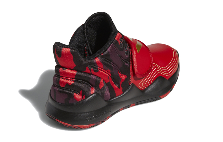 Shop (PS) adidas Deep Threat J ''Rosso Nero Oro'' FV2276