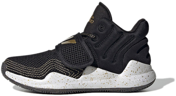 (Preschool) adidas Deep Threat Primeblue 'Black Gold' GZ0111 Buy (Preschool) adidas Deep Threat Primeblue 'Black Gold' GZ0111