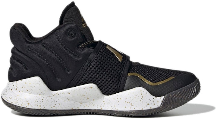 (Preschool) adidas Deep Threat Primeblue 'Black Gold' GZ0111 Order (Preschool) adidas Deep Threat Primeblue 'Black Gold' GZ0111