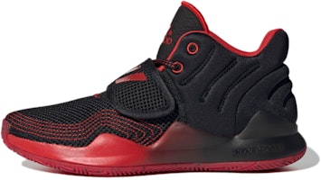 (Preschool) adidas Deep Threat Primeblue J 'Black Vivid Red' GZ0096 (Preschool) adidas Deep Threat Primeblue J 'Black Vivid Red' GZ0096