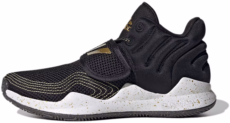 (Preschool) adidas Deep Threat Primeblue J 'Black Gold Metallic Splatter' S29014 Buy (Preschool) adidas Deep Threat Primeblue J 'Black Gold Metallic Splatter' S29014