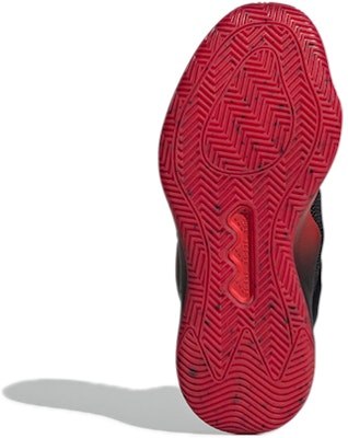 (Preschool) adidas Deep Threat Primeblue J 'Black Vivid Red' GZ0096 Details for (Preschool) adidas Deep Threat Primeblue J 'Black Vivid Red' GZ0096