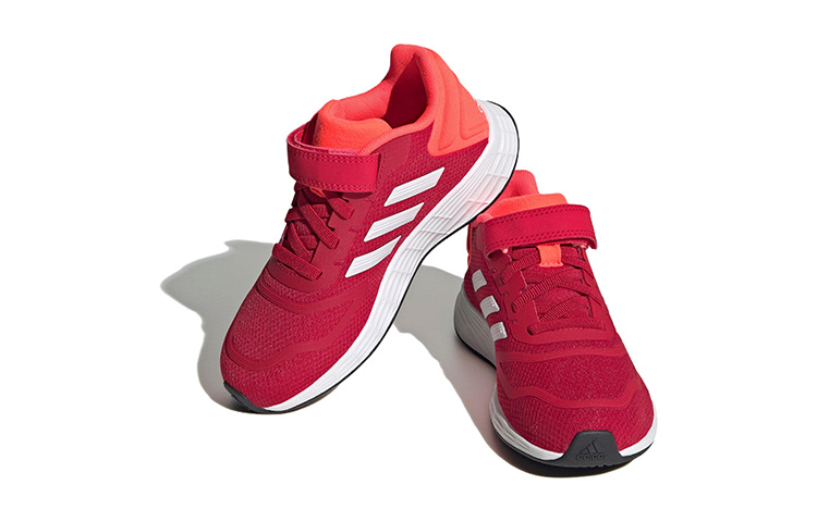 Lookbook 兒童 adidas Duramo 10 輕便耐磨防滑 低筒 跑步鞋 紅白